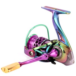 Durable Metal Spinning Reel 9+1BB Left Right Interchangeable High Speed Fishing Wheel(1000 )