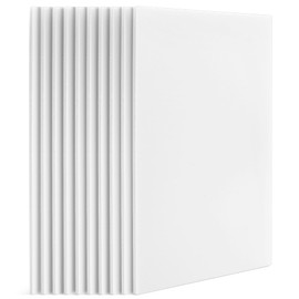 10 Pack Foam Boards,Thickness White Foam Core Backing Board 3/16" Foam Poster Boards for Mounting Photographs and Artwork, 3-D Modeling, Signage, Poster Making in School, Office (A3,12"x16.5")