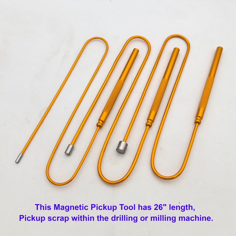 VASTOOLS Flexible Magnetic Pickup Tool Set,3 Pack, 4mm Magnet,7mm Magnet