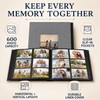Linen 4x6 Photo Album with Cover Window, 200/300/600 Pockets
