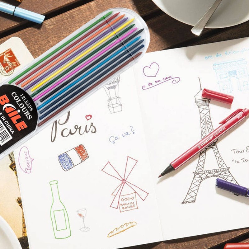 dancepandas 2 x 2 mm coloured refills