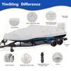 YimSting 1200D Waterproof Boat Cover - Fits 20' to 22'