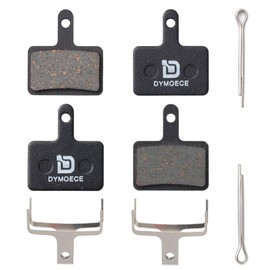 Dymoece 2 Pairs Bicycle Brake Pads for Shimano B01S B03S Deore Tektro TRP (Resin, Semi Metal, Metal) SCP-S