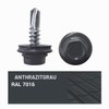 Marcopol Pack of 150 Metal Roofing Screws 4.8 x 19