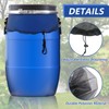 Modixun 2 Pack Mesh Cover for Rain Barrel, with Elastic