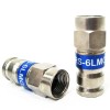 PCT-TRS-6LMG Universal RG-6 ALL BRASS WEATHER SEAL Coaxial Compression Connector
