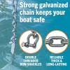 Better Boat Galvanized Anchor Chain, Boat Anchor Chain, 3/16" Anchor