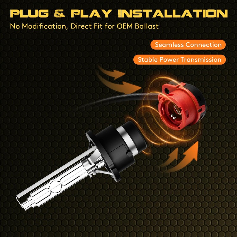 EASY EAGLE D4S HID Xenon Headlight Bulbs Compatible with Lexus