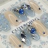 Sky Pixie Handmade Nail Tips - Oval XL / 스카이