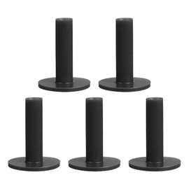 PATIKIL 5 Pack 3.3" Rubber Golf Tees Tall Practice Training Driving Range Tees Stable Ball Holder for Outdoor Indoor Hitting Cushion, Black