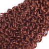 Copper Red Kinky Curly Human Hair Bundles Color 33 18