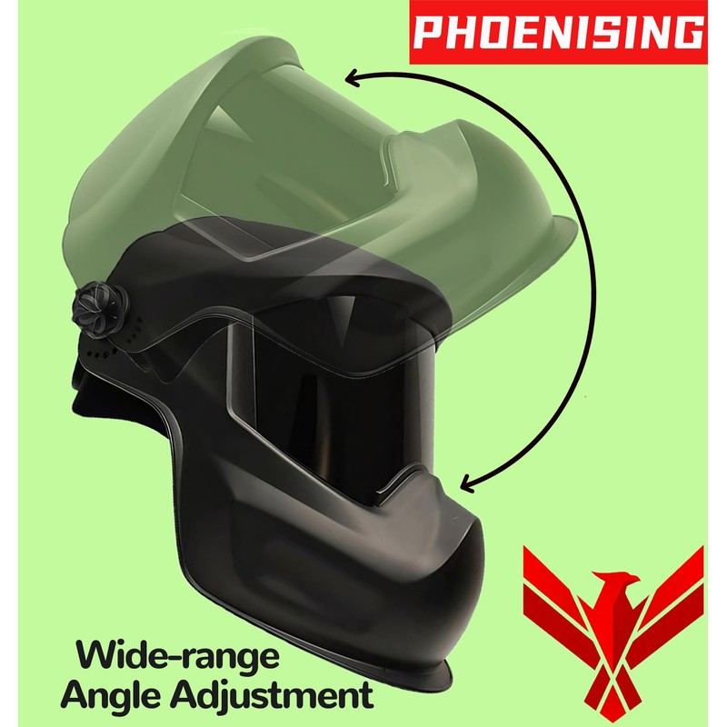 PHOENISING THE FORCE Anti-Fog Face Shield Grinding Work Tinted Lens