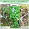 DGMI Stainless Steel Weeder with Handle, Hand Weeder with Handle,