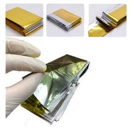 CAASFOOY Thermal Blanket 6 Pack Outdoor Emergency Blanket Emergency Blanket Mountain Hiking Thermal Blanket for Hiking Camping 210x160cm