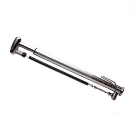 Moon Aiolos Gauge MFP High Pressure Bicycle Pump,Silver