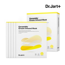 Dr. Jart+ Ceramidin Cream-Infused Mask 5 Sheets (+ Milky Lotion 7mlx2) / 닥터자르트 세라마이딘 크림-인퓨즈드 마스크 5매 (+밀키로션 7mlx2)