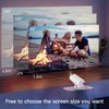 [Built-in Apps] Mini Projector with WIFI 6 and Bluetooth, 4K