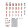 Jelly Tip Ultra Slim Petite 001 Sheer Pink (24 Tips