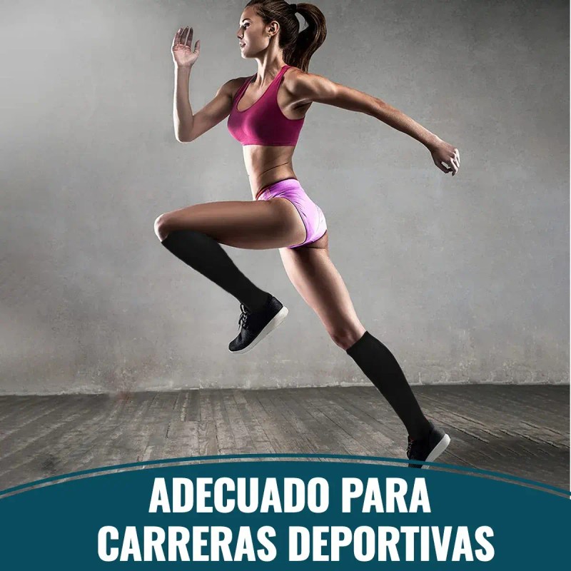 Calcetas Compresión Alivia Varices Y Circulación 6 Pares