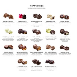 Godiva Chocolatier Gold Ribbon 72-Piece Assorted Chocolate Gift Box – Gourmet