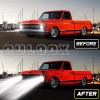 QULOOX Pair 7" Inch Round LED Headlights DRL for Ford