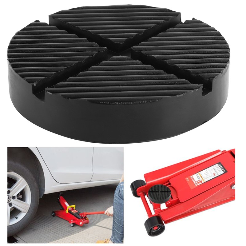 Universal Floor Jack Pad Adapter Slotted Jacking Point Cushioning Rubber