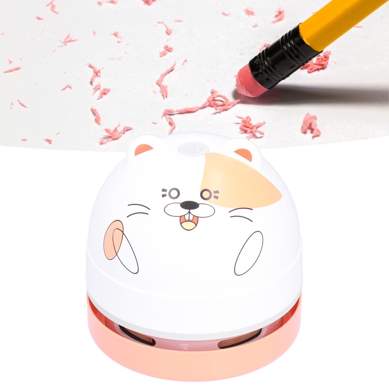 Cute Animal Design Desktop Vacuum Cleaner USB Charging Mini Dust