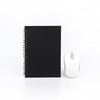 Ykimok 2 Pack College Ruled Notebook, Soft Black Cover Spiral