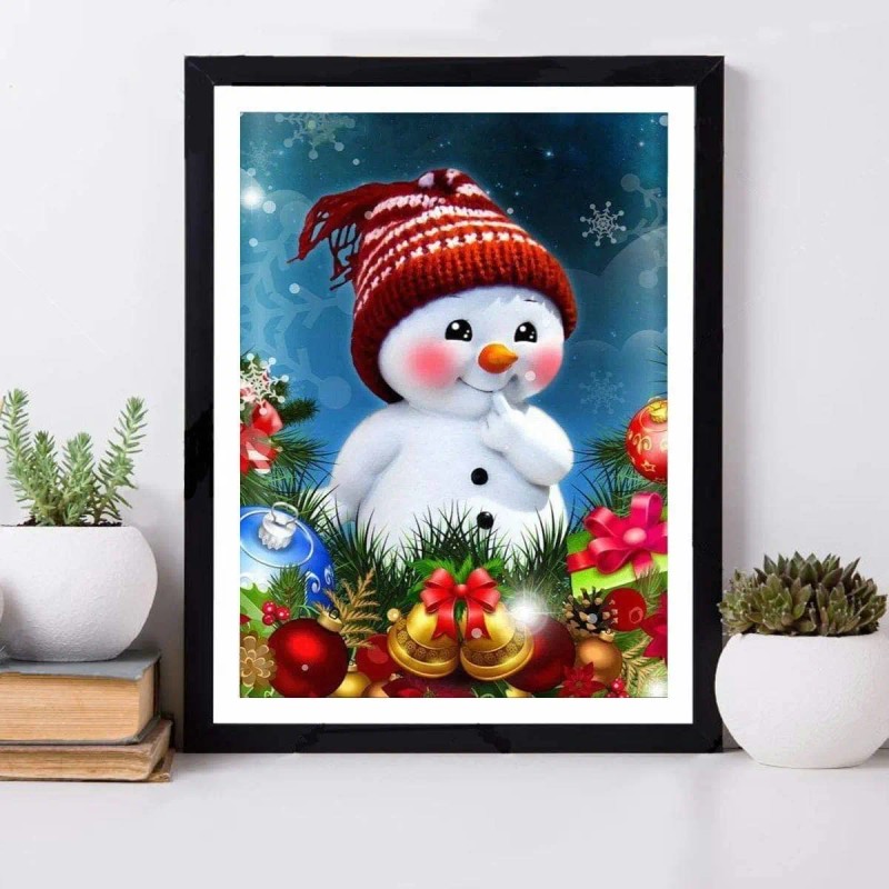 5d Diy- Pintura De Diamante Artesanía Decoracion De Navidad