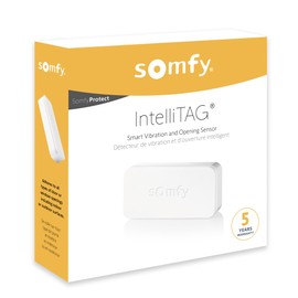 Somfy - IntelliTAG Intelligent Sensor for Home Alarm White Pack of 5 | Sabotage Protection | Wireless Range up to 200 m, white, 2401487A
