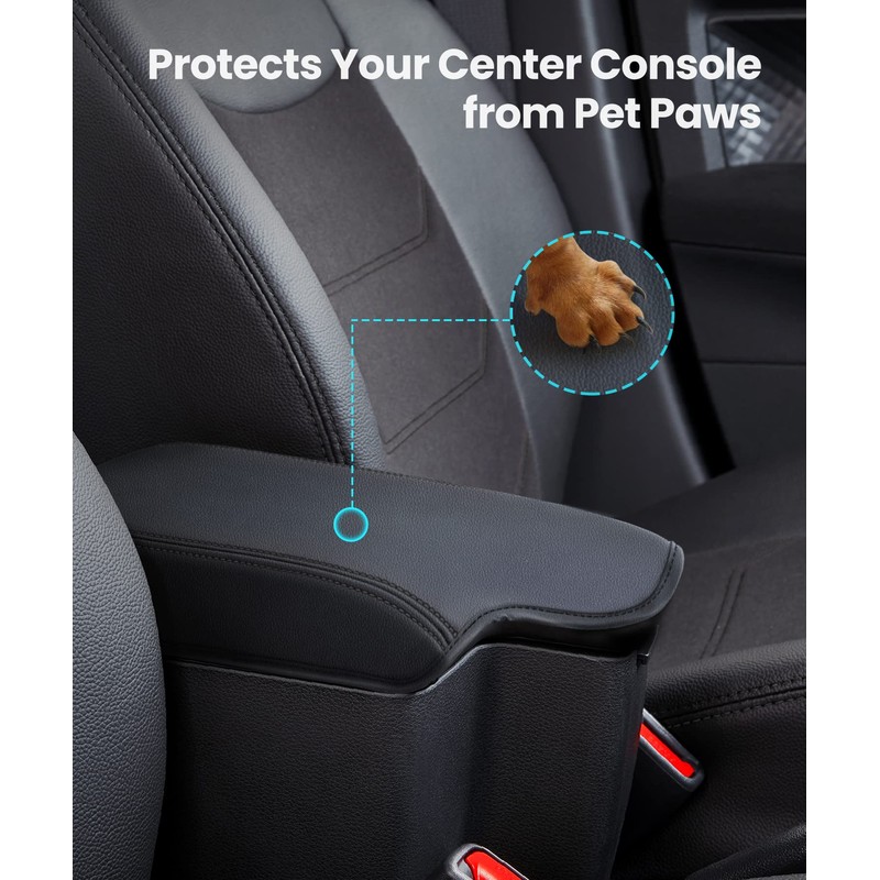 Sinvanho Center Console Armrest Cover for Subaru 2018-2023 Crosstrek and