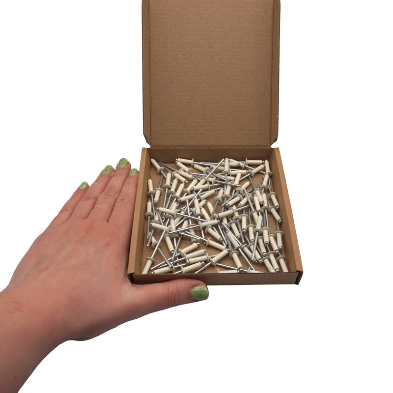 (Pack of 80) Varnished Blind Rivets 4.0 x 14 mm,