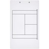 Murray Sporting Goods Dry Erase Double-Sided Tennis Coaches Clipboard