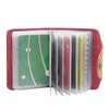 GERIINEER Women's Men's Leather Credit Card Holder – 20 Cards,