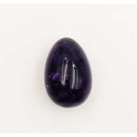 Natürliches poliertes Amethyst-Ei, poliertes Glas mit energetischen Eigenschaften, polierte Kugel, polierter Amethyst, Ei, Kristall-Ei (Amethyst)