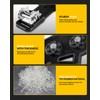 KYX Tire Chains for Car/SUV/Pickup Truks, Adjustable Universal Emergency Snow