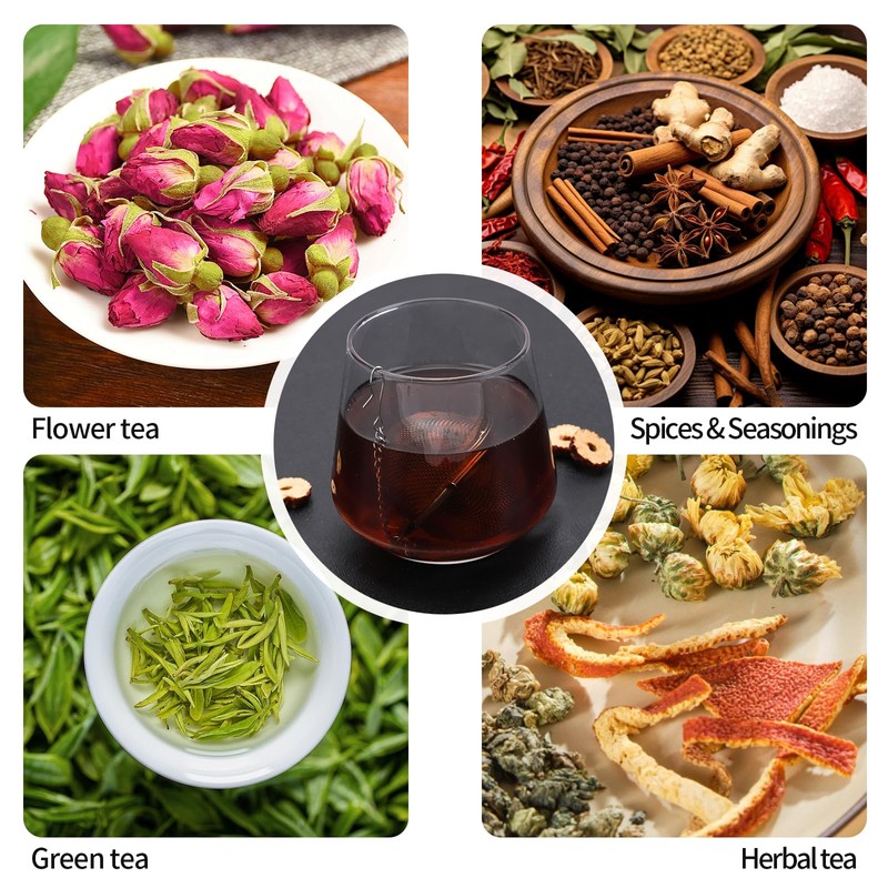 HZPZPP 15Pcs Stainless Steel Tea Strainer Balls,Multi Use Tea Infuser,Extra