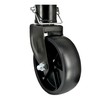Rockane 6" Black Trailer Jack Swivel Caster Wheel Replacement, Heavy