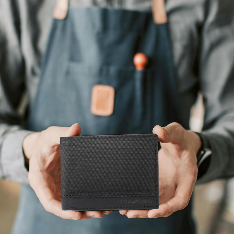Travelon RFID Blocking Billfold, Black, One Size