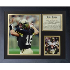 Legends Never Die Drew Brees Purdue Collage Photo Frame, 11" x 14", (12201U)