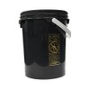 UN Certified Plastic 5 Gallon Pail With Lid (BLACK) (3