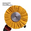 3" Aluminum Safety Flanges Kit for Airway Buffing Wheels, for