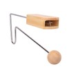 Geytetqi 2 PCS Vibraslap Percussion Instrument, Wood and Metal Musical