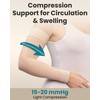 KEMFORD Compression Lymphedema Arm Sleeves for Women - 15-20 mmHg,