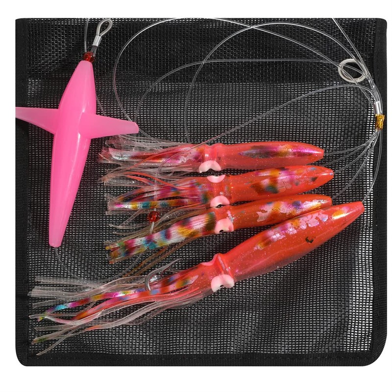 OCEAN CAT Saltwater Squid Trolling Lure for Marlin Tuna Mahi