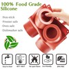 JOERSH 2Pcs Chocolate Candy Mold Silicone Round Molds for Baking