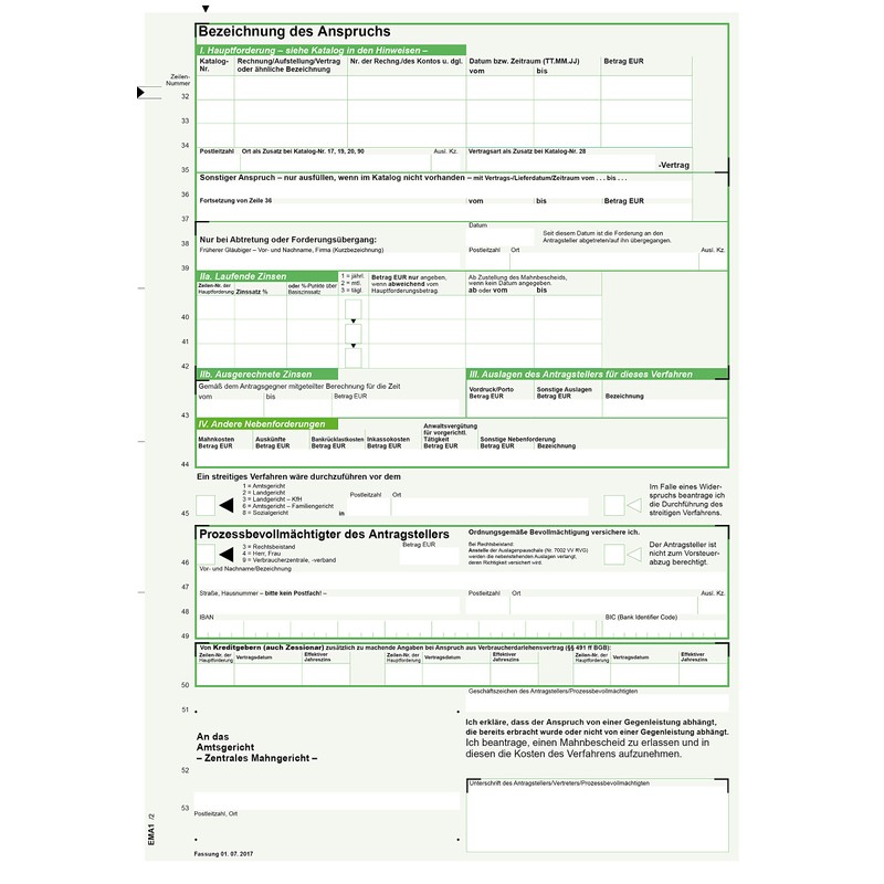 RNKVERLAG 705 – Application Notice – SD, All Federal States,