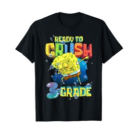 Mademark x SpongeBob SquarePants - Spongebob Dabbing Ready to Crush 3rd Grade School Spongebob T-Shirt