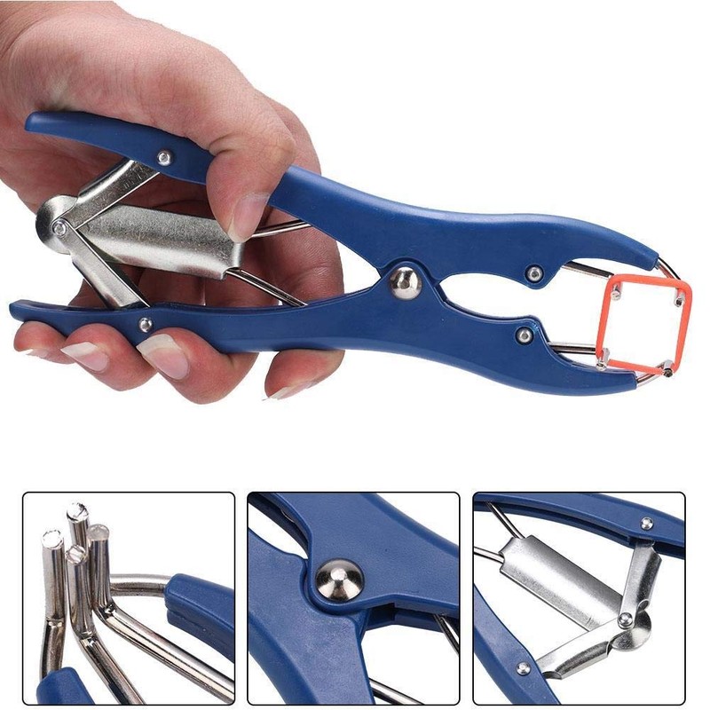 KSTE Metal Sheep Pliers, High Safety Livestock Tail Docking &