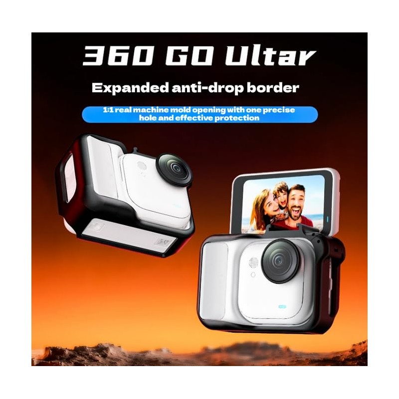 Insta360 GO Ultra Compatible Camera Cage Frame Bracket Protective Case